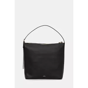 A.P.C. geantă de mână din piele sac vera culoare neagră PXCBL.F61902 imagine