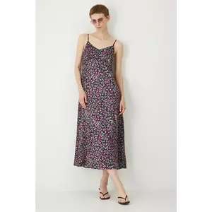 Medicine rochie culoare negru midi evazat imagine