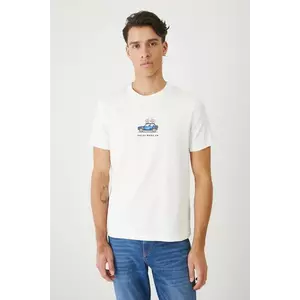 Medicine tricou alb bărbătesc cu imprimeu imagine