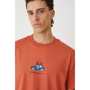 Medicine tricou portocaliu bărbătesc cu imprimeu imagine