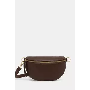 Answear Lab borseta de piele culoarea maro imagine