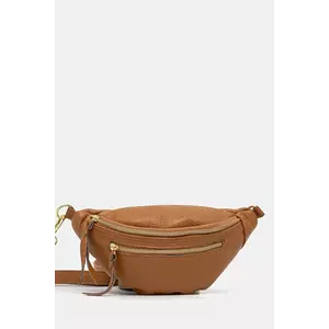 Answear Lab borseta de piele culoarea maro imagine