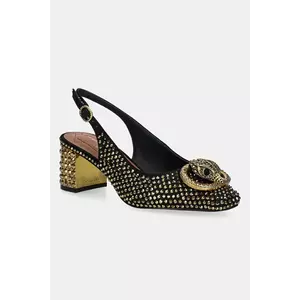 Kurt Geiger London pumps Chelsea Block Slingback culoarea negru, pe toc jos, 3415009609 imagine