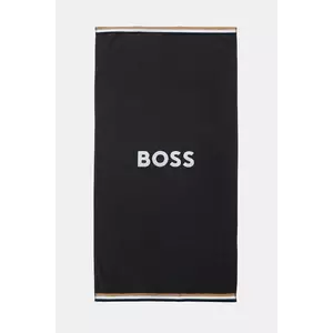 BOSS prosop din bumbac culoarea gri, 50544840 imagine