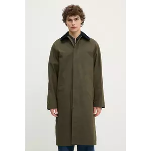A.P.C. palton de bumbac mac gaspard culoarea verde, de tranziție, COHIL.M01548 imagine