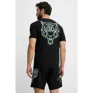 PLEIN SPORT tricou culoarea negru, cu imprimeu, PS25MTS05 imagine