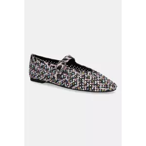 Kurt Geiger London balerini din piele întoarsă Mayfair Ballet Flat culoarea roz, 2656357289 imagine