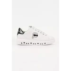 Karl Lagerfeld sneakers din piele KAPRI KITE culoarea alb, KL64525 imagine