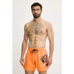 PLEIN SPORT pantaloni scurți de baie culoarea portocaliu, PS25MBM06 imagine