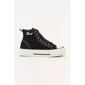 Karl Lagerfeld teniși KAMPUS MAX III culoarea negru, KL60655 imagine