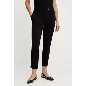 BOSS pantaloni culoarea negru, fason tigareta, high waist, 50541994 imagine