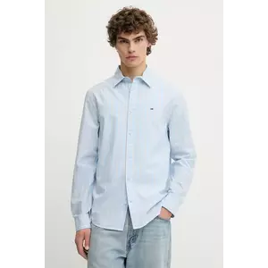 Tommy Jeans cămașă din bumbac cu guler clasic, regular, DM0DM21693 imagine