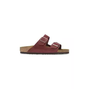 Birkenstock papuci din piele Arizona culoarea roșu, 1028353 imagine