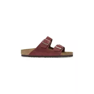 Birkenstock papuci din piele Arizona culoarea roșu, 1028331 imagine