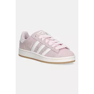 adidas Originals sneakers din piele întoarsă Campus 00S culoarea roz, JQ5751 imagine