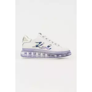 Karl Lagerfeld sneakers din piele KAPRI KUSHION culoarea alb, KL62610H imagine
