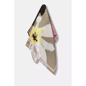Stine Goya eșarfă de mătase culoarea bej, cu imprimeu, SG-PF25-A010-2287 imagine