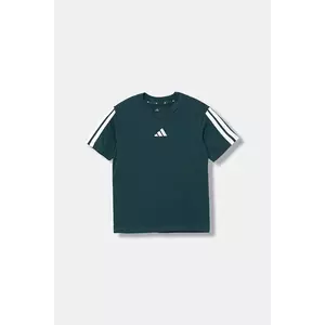adidas tricou de bumbac pentru copii culoarea verde, cu imprimeu, JY4969 imagine