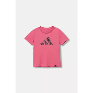 adidas tricou copii culoarea roz, JV5196 imagine