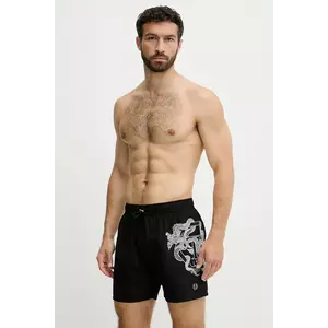 Philipp Plein pantaloni scurți de baie culoarea negru, PM25MBM01 imagine