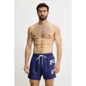 PLEIN SPORT pantaloni scurți de baie culoarea bleumarin, PS25MBM01 imagine