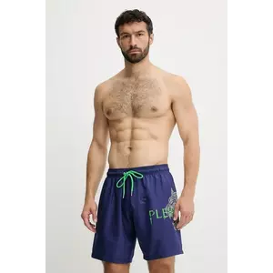 PLEIN SPORT pantaloni scurți de baie culoarea bleumarin, PS25MBL01 imagine