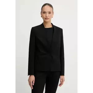 BOSS sacou culoarea negru, un singur rând de nasturi, uni, 50541998 imagine