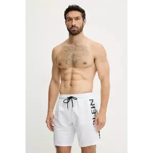 PLEIN SPORT pantaloni scurți de baie culoarea alb, PS25MBL02 imagine