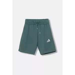 adidas pantaloni scurți copii culoarea verde, talie reglabila, KC5405 imagine