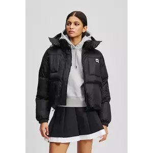 Karl Lagerfeld geacă de puf culoarea negru, de iarna, A3W15020 imagine