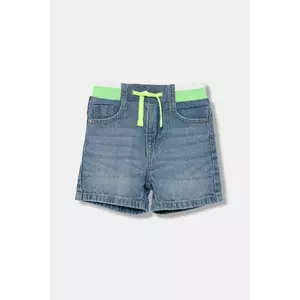 United Colors of Benetton pantaloni scurți din denim pentru copii talie reglabila, 4AD7G902Y imagine