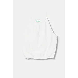 United Colors of Benetton top copii culoarea alb, 5WYWCH00C imagine