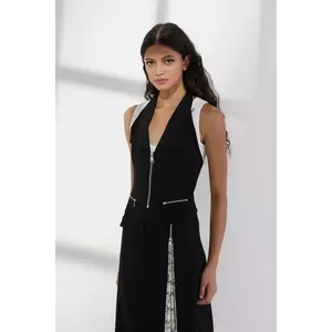 Karl Lagerfeld tricou fără mâneci culoarea negru, cu spate descoperit, A3W11022 imagine