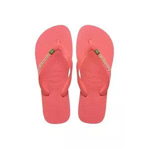 Havaianas șlapi HAV. BRASIL LOGO TROPICAL culoarea portocaliu, 4110850.9260 imagine