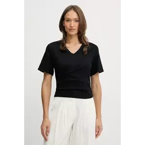 United Colors of Benetton tricou din bumbac culoarea negru, 3J5CD401R imagine