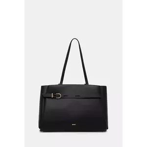 Dkny poseta de piele culoarea negru, R44AAI67 imagine