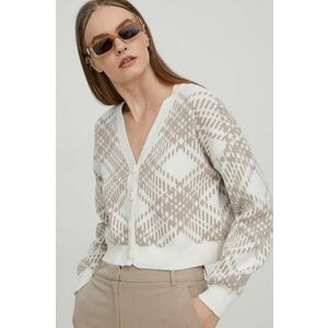 Hollister Co. cardigan femei, culoarea alb imagine