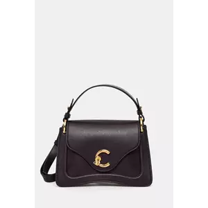 Coccinelle poșetă de piele culoarea negru, E1 SSK 18 02 01 imagine
