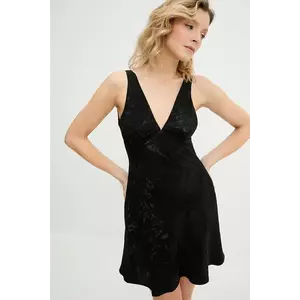 Answear Lab rochie culoarea negru, mini, evazati imagine