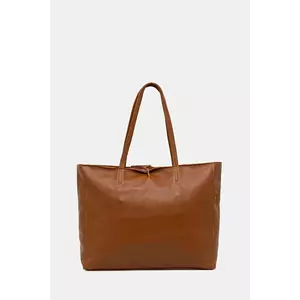 Answear Lab poseta de piele culoarea maro imagine