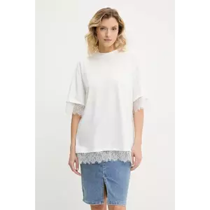 Answear Lab tricou din bumbac culoarea alb imagine