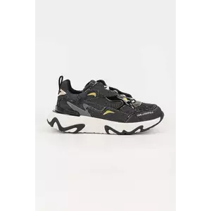 Karl Lagerfeld sneakers din piele BLAZE culoarea bleumarin, KL62425D imagine