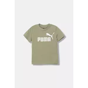 Puma tricou de bumbac pentru copii ESS No. 1 Logo Tee culoarea negru, cu imprimeu, 684906 imagine
