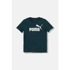 Puma tricou de bumbac pentru copii ESS No. 1 Logo Tee culoarea negru, cu imprimeu, 684906 imagine