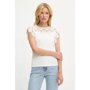 Answear Lab bluza culoarea alb, neted imagine