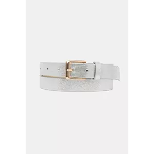 Answear Lab curea de piele culoarea argintiu imagine