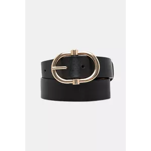 Answear Lab curea de piele culoarea negru imagine