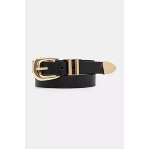 Answear Lab curea de piele culoarea negru imagine