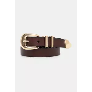 Answear Lab curea de piele culoarea maro imagine