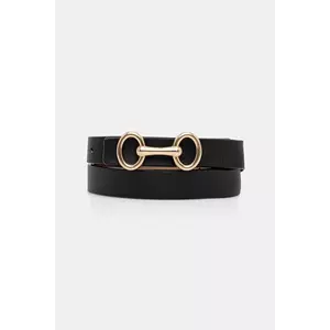 Answear Lab curea de piele culoarea negru imagine